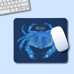 Blue Crab First Name Mouse Mat