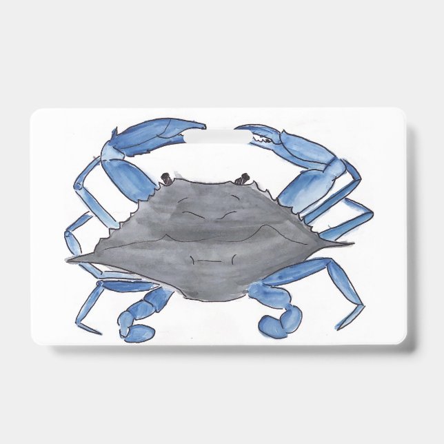 Blue Crab  ID Badge (Front)