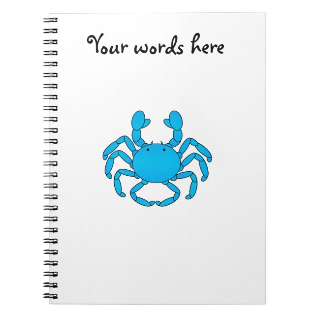 Blue crab notebook (Front)