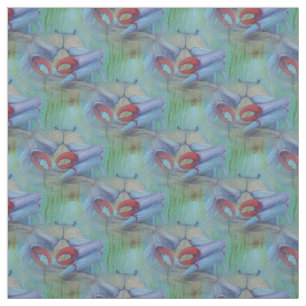 Blue Crab Ocean Seascape Fabric