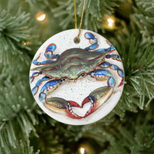 Blue Crab Ornament