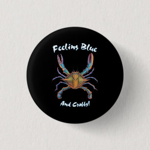 blue crab pin