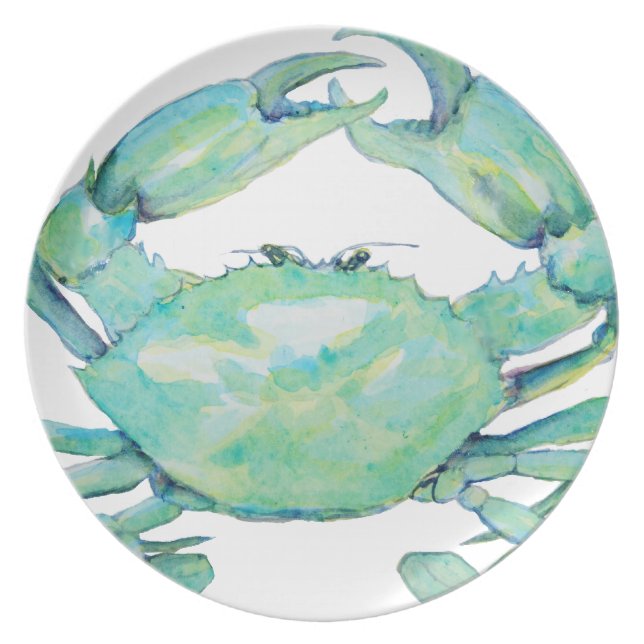 Blue Crab Plate (Front)