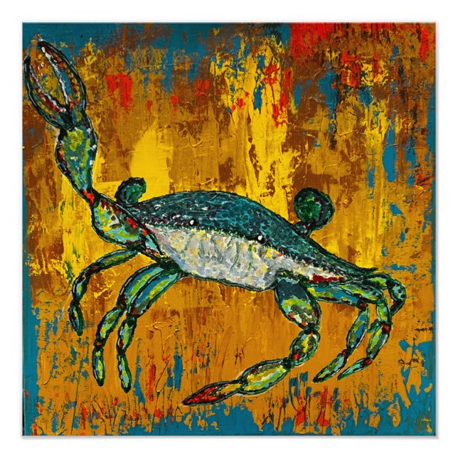 Blue Crab Print (Front)