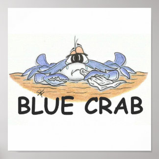 Blue Crab Print