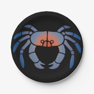 Blue Crab Seafood Feast Paper Plate