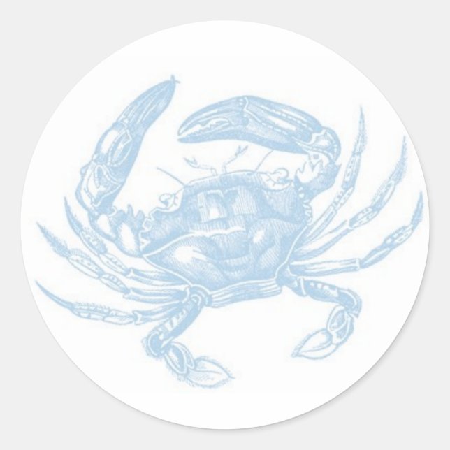 Blue Crab Sticker (Front)