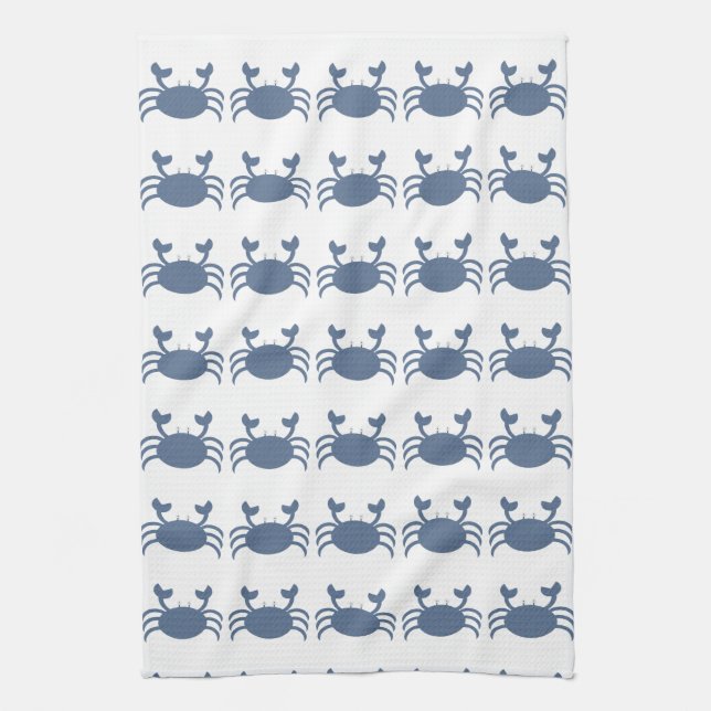 Blue Crab Tea Towel (Vertical)