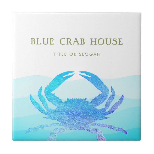 Blue Crab Tile (Front)