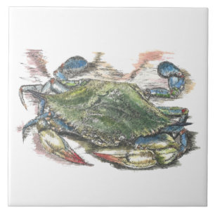 Blue Crab Tile