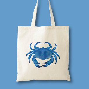 Blue crab tote bag