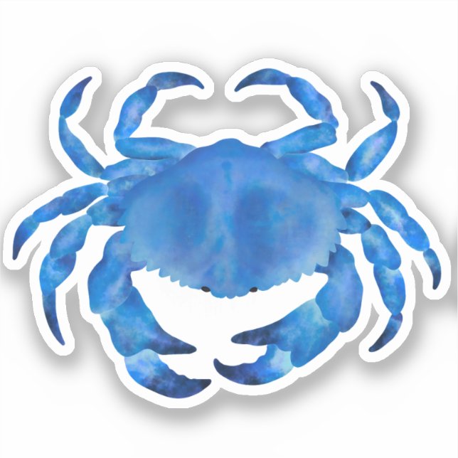 Blue Crab Watercolor (Front)