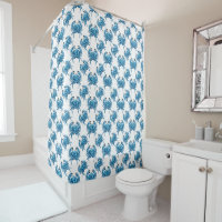 Blue Crabs Classic Coastal Pattern