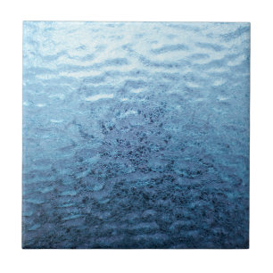 blue cracking ice tile