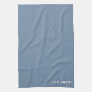 Blue Crane blue color name Tea Towel