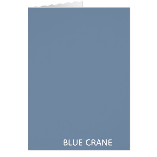 Blue Crane blue colour name (Front)