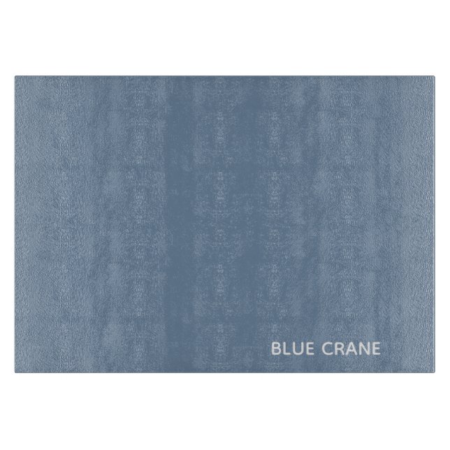 Blue Crane blue colour name Cutting Board (Front)