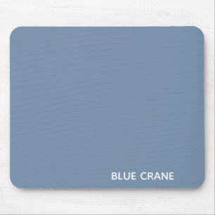 Blue Crane blue colour name Mouse Mat
