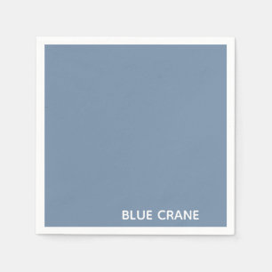 Blue Crane blue colour name Napkin