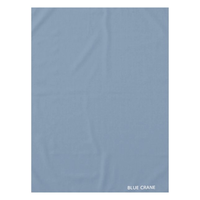 Blue Crane blue colour name Tablecloth (Front)