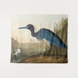 Blue Crane or Heron, 1836, The Birds of America Tapestry