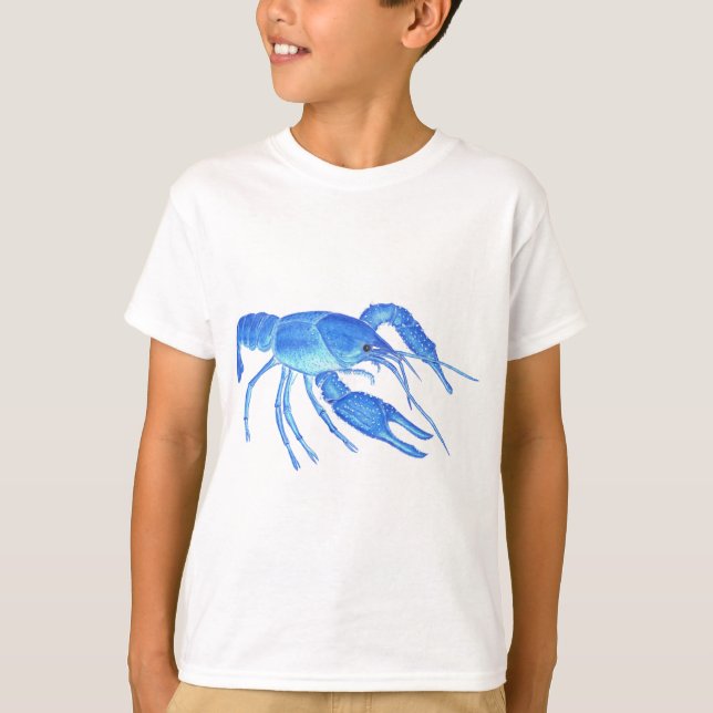 Blue Crawfish T-Shirt (Front)