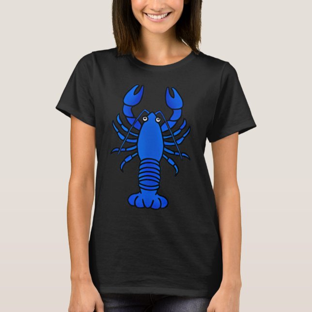 Blue Crayfish T-Shirt (Front)