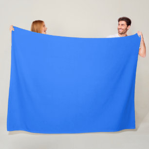  Blue (Crayola) (solid colour)   Fleece Blanket