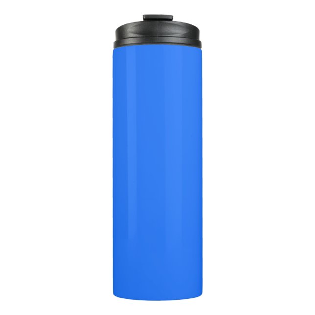  Blue (Crayola) (solid colour)   Thermal Tumbler (Front)