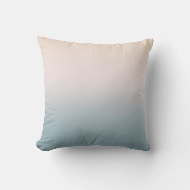 Blue Cream Blush Tie Dye Cushion (Front)