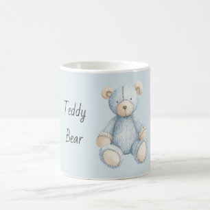 Blue Cream Teddy Bear Coffee Mug