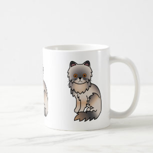 Blue Cream With Copper Eyes Persian Cat Coffee Mug