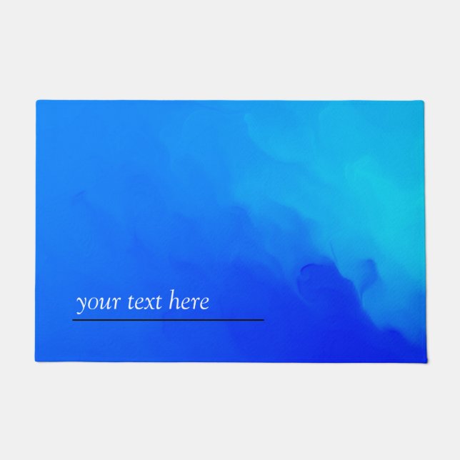 BLUE CREATE UR WON DOORMAT (Front)