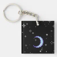 Crescent Moon Key Ring