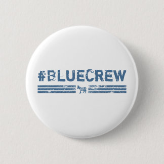 Blue Crew Democrat  6 Cm Round Badge