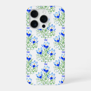 Blue Crocus iPhone 16 Pro Case