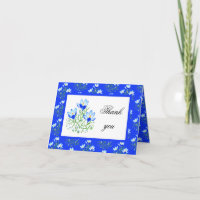 Blue Crocuses with white Frame