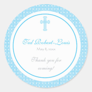 Blue Cross Address Label/Favour Sticker