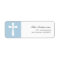 Blue Cross Baptism Labels
