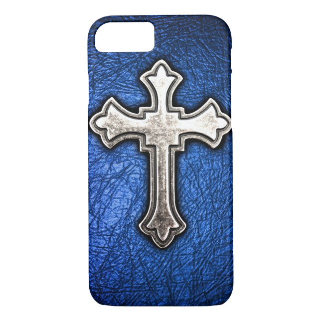 Blue Cross Case-Mate iPhone Case (Back)
