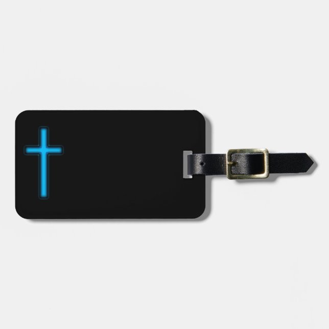 Blue Cross Luggage Tag (Front Horizontal)