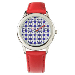Blue Cross Motif Watch