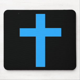 Blue Cross Mouse Mat
