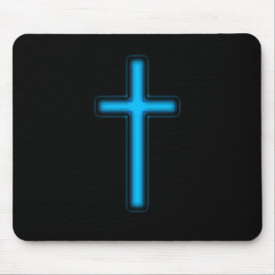 Blue Cross Mouse Mat