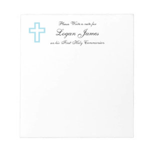 Blue Cross Personalized Notepad