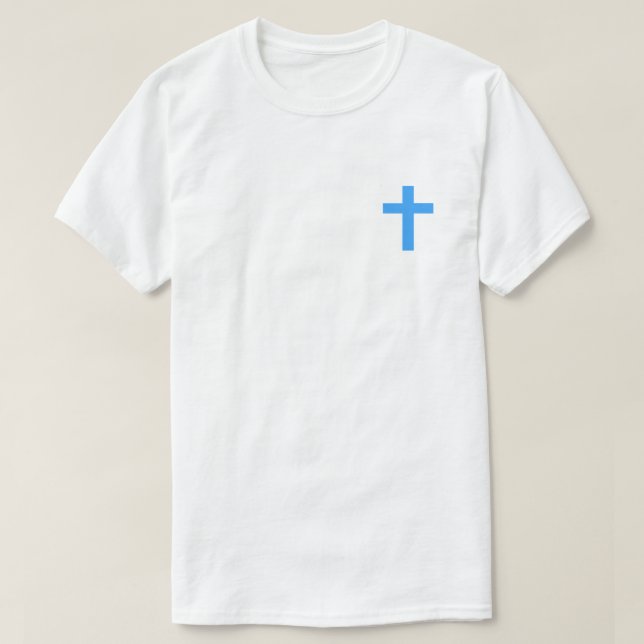 Blue Cross T-Shirt (Design Front)