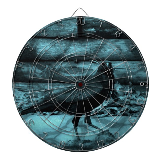 Blue Crow Shadows Dartboard (Front)