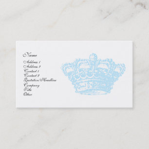 Blue Crown Business Card