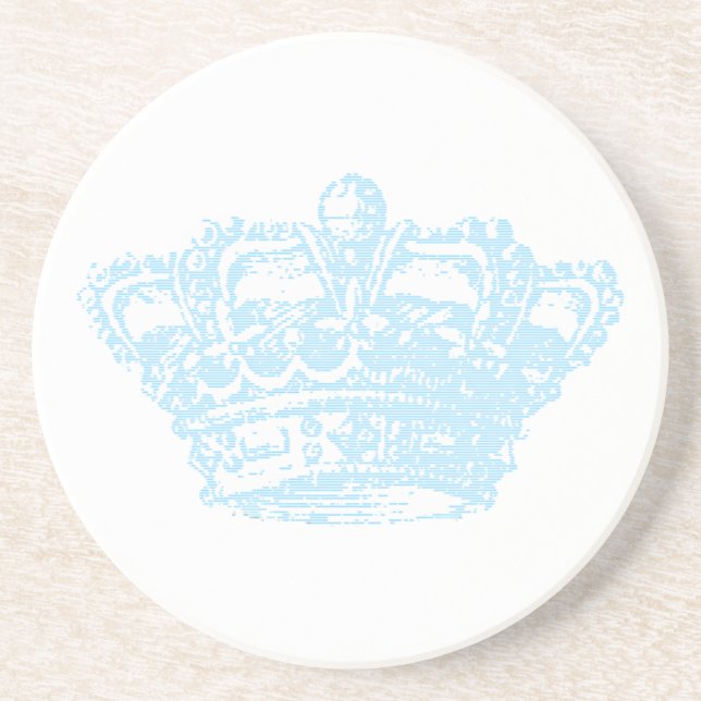 Blue Crown Coaster (Front)