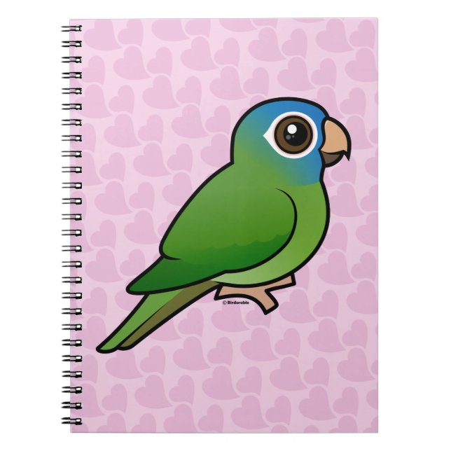 Blue-crowned Conure Notebook (Front)